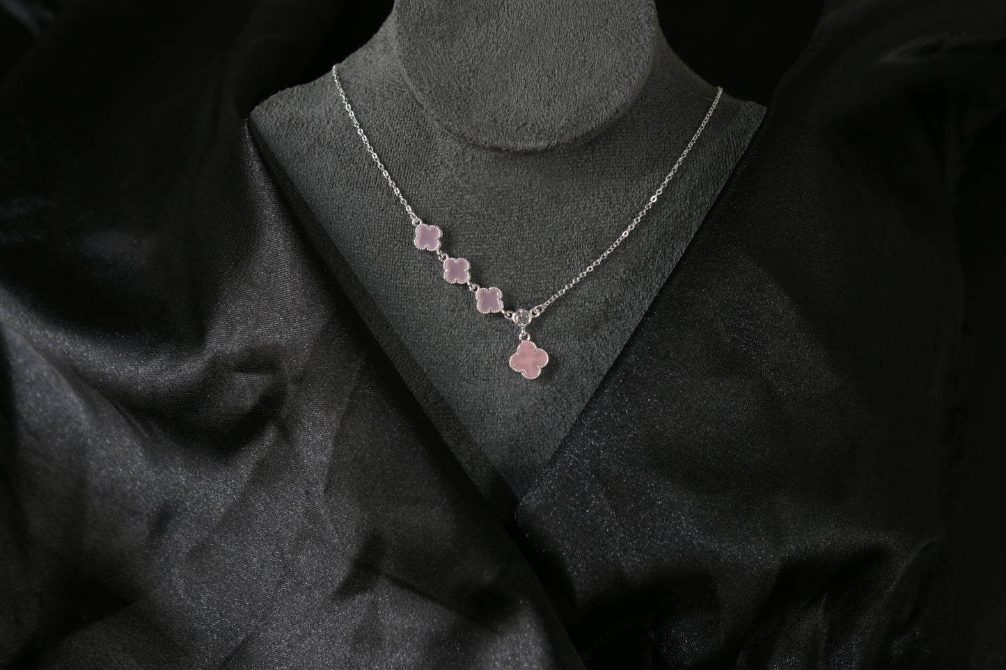 Sterling Silver Four-Leaf Clover Necklace