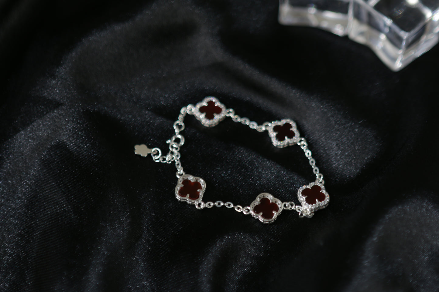 Sterling Silver Four-Leaf Clover Bracelet