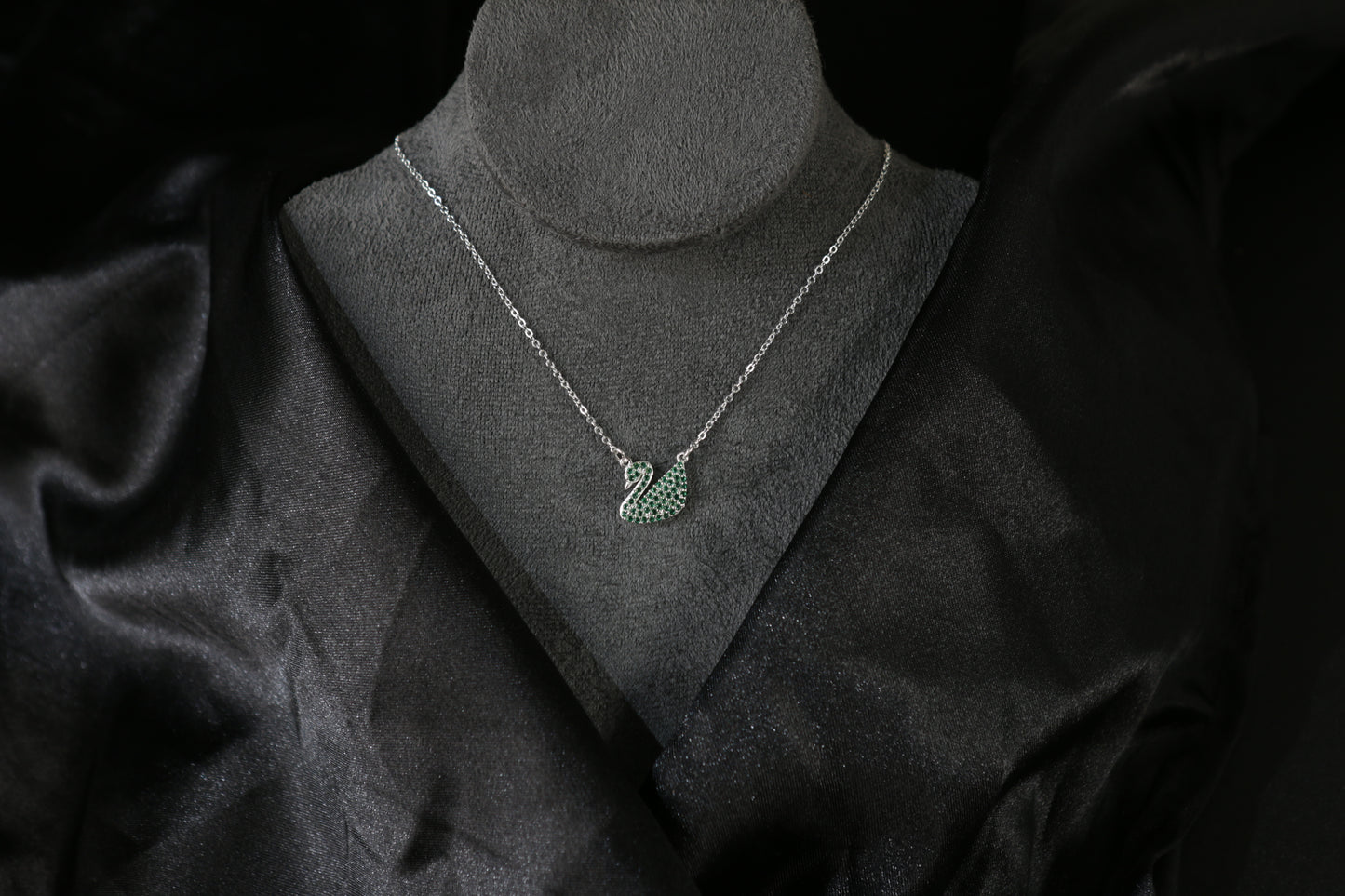 Sterling Silver Swan Necklace
