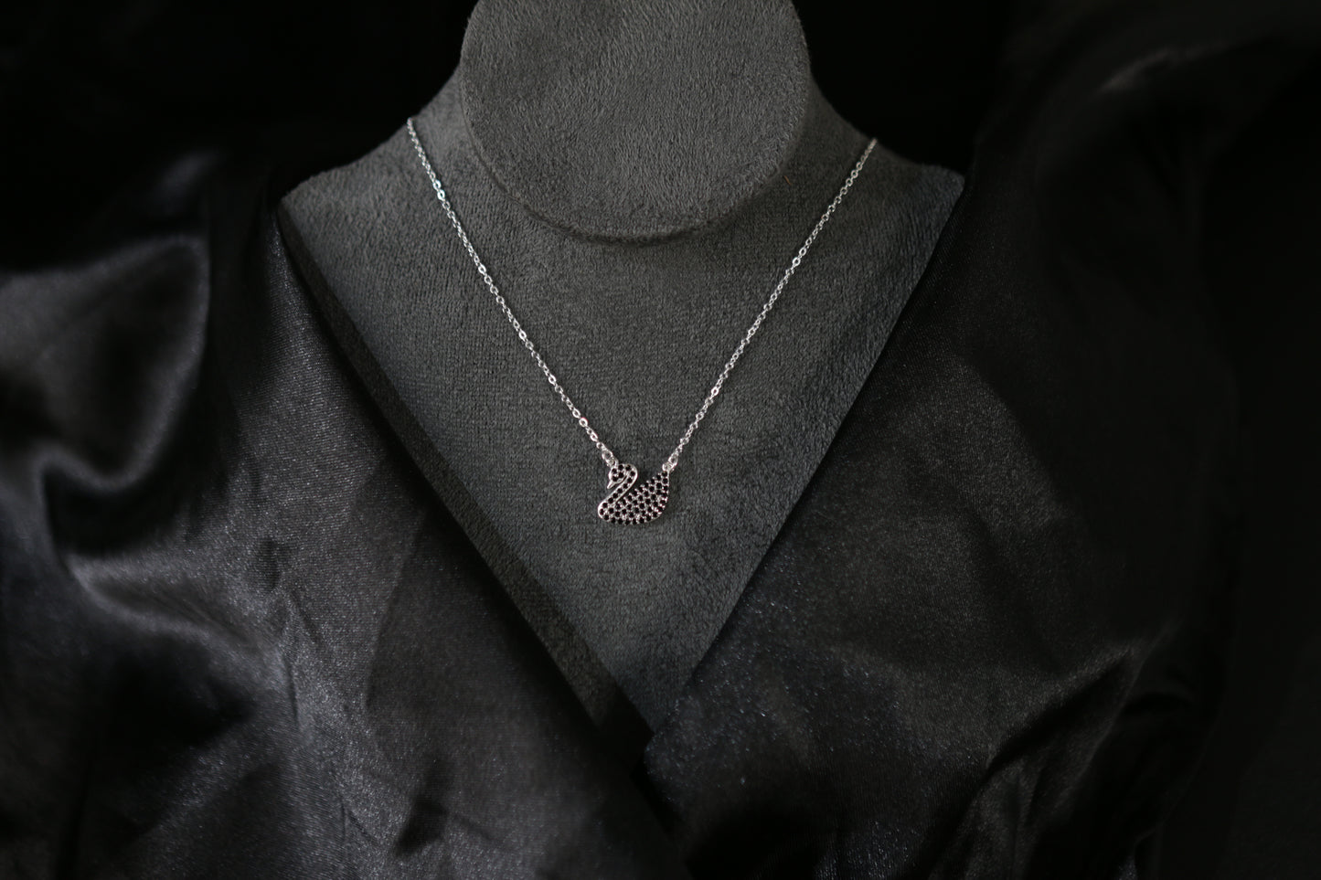 Sterling Silver Swan Necklace