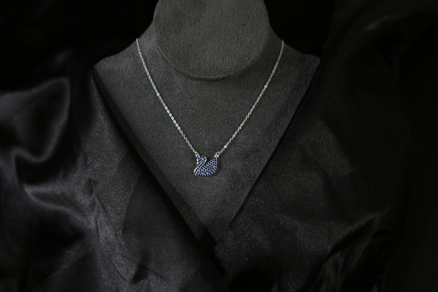 Sterling Silver Swan Necklace
