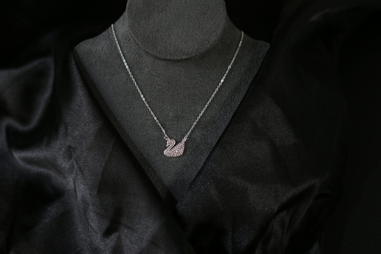 Sterling Silver Swan Necklace