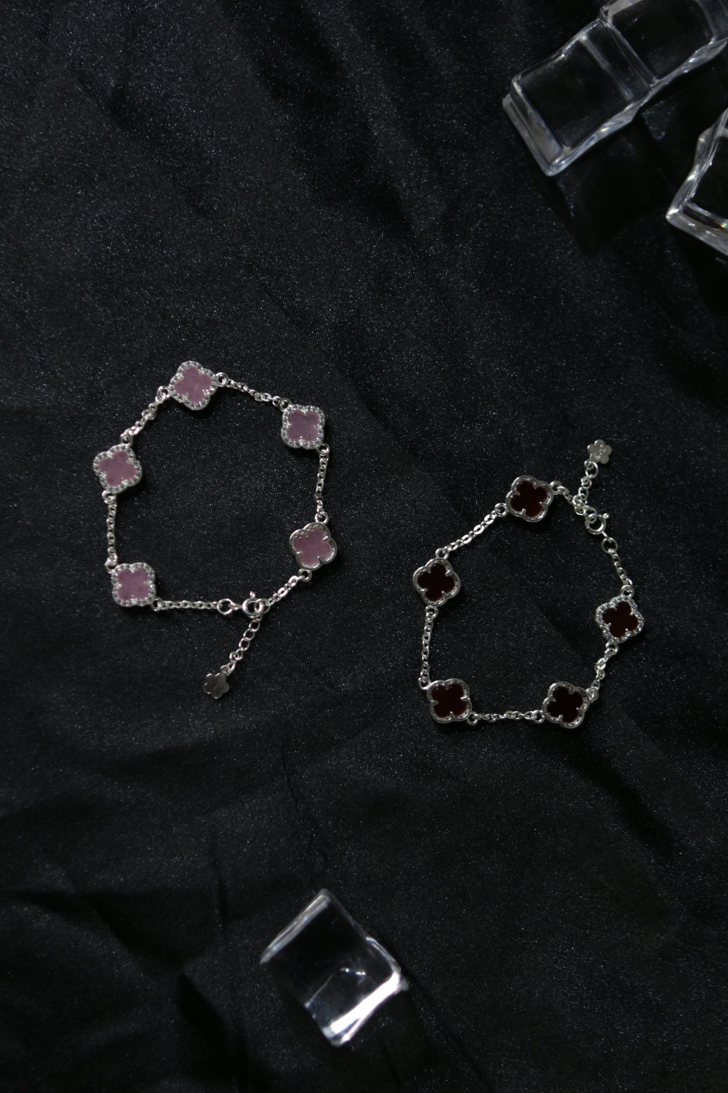 Sterling Silver Four-Leaf Clover Bracelet