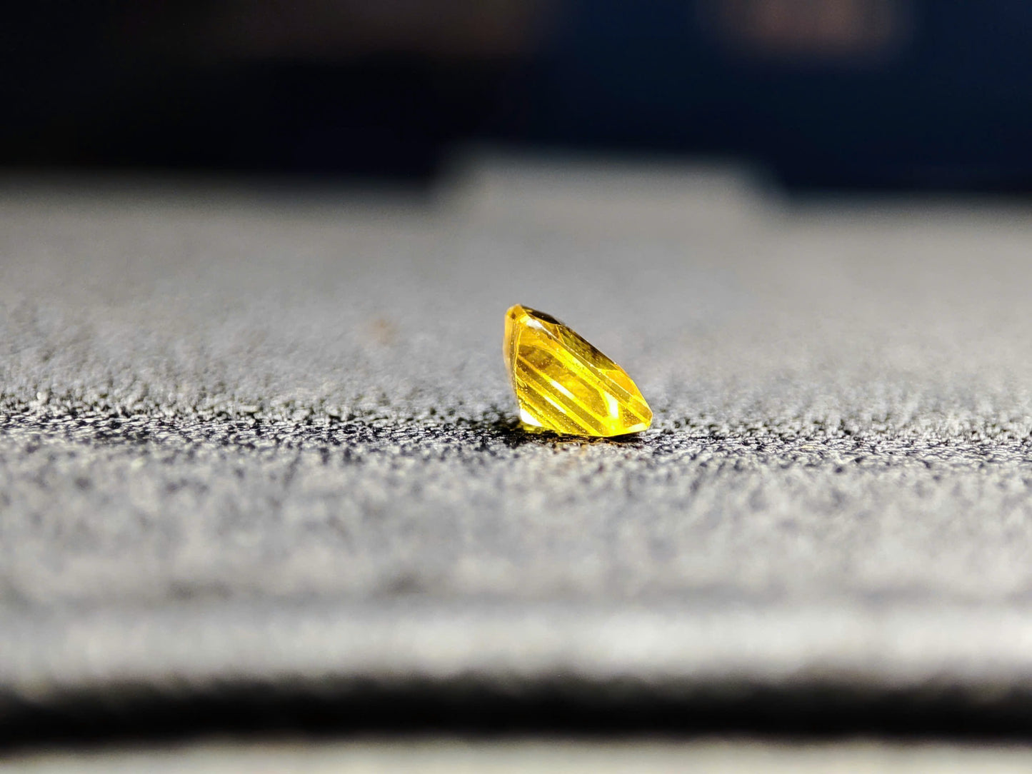 3mm Square-Cut Yellow Sapphire : Natural, heated , Ethically Sourced