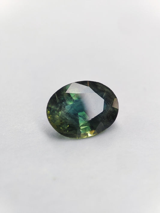Natural Tri color Sapphire 1.27 Cts