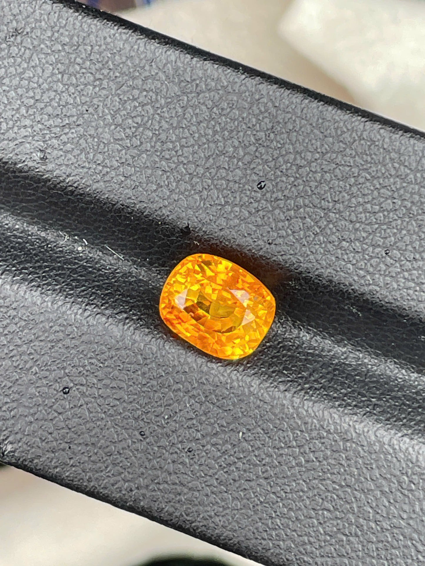 2.8 Carats Orange Sapphire